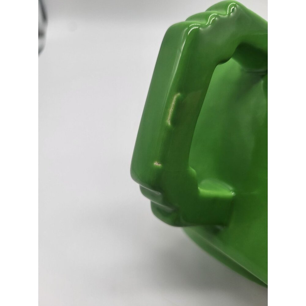 zak! Minecraft Mojang Green Creeper Ceramic Coffee Mug pixelated pencil holder - Picture 3 of 7